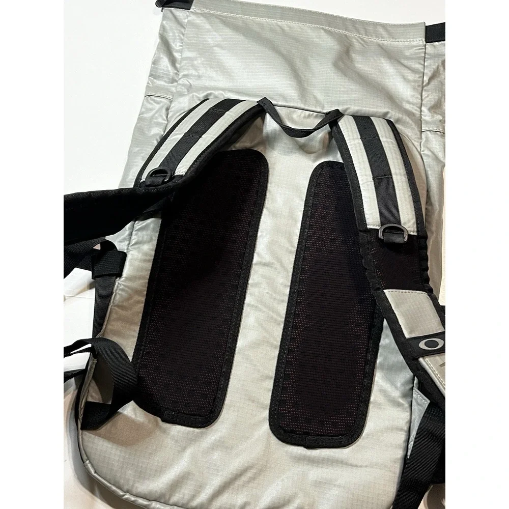 Oakley Backpack Red Code Wet Dry Bag Stone Gray VTG